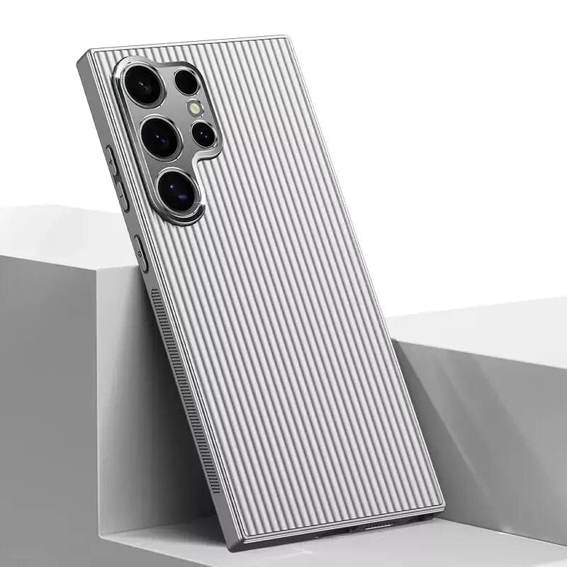 (Buy 1 Get 1 Free) Elegant Pinstripe Pattern Matte Case - Samsung