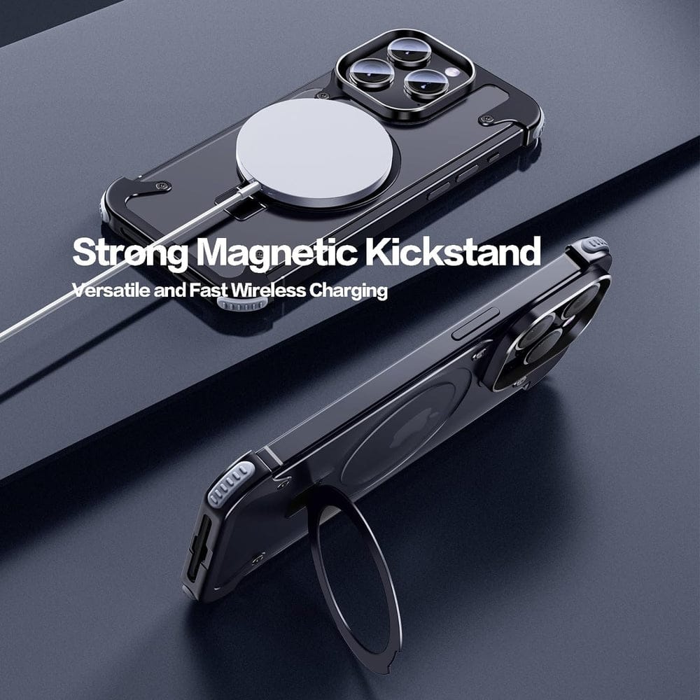 (Buy 1 Get 1 Free) Frameless Armoured Case with Kickstand