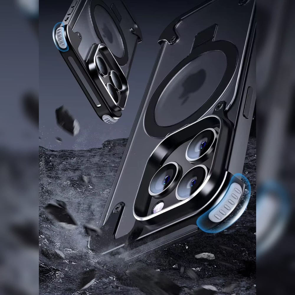 (Buy 1 Get 1 Free) Frameless Armoured Case with Kickstand