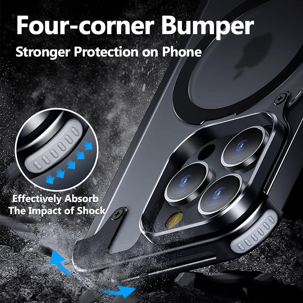 (Buy 1 Get 1 Free) Frameless Armoured Case with Kickstand