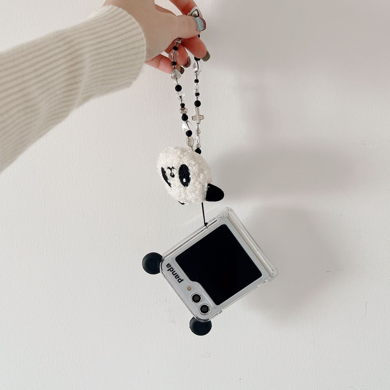 (Buy 1 Get 1 Free) Black Panda Samung Flip Case