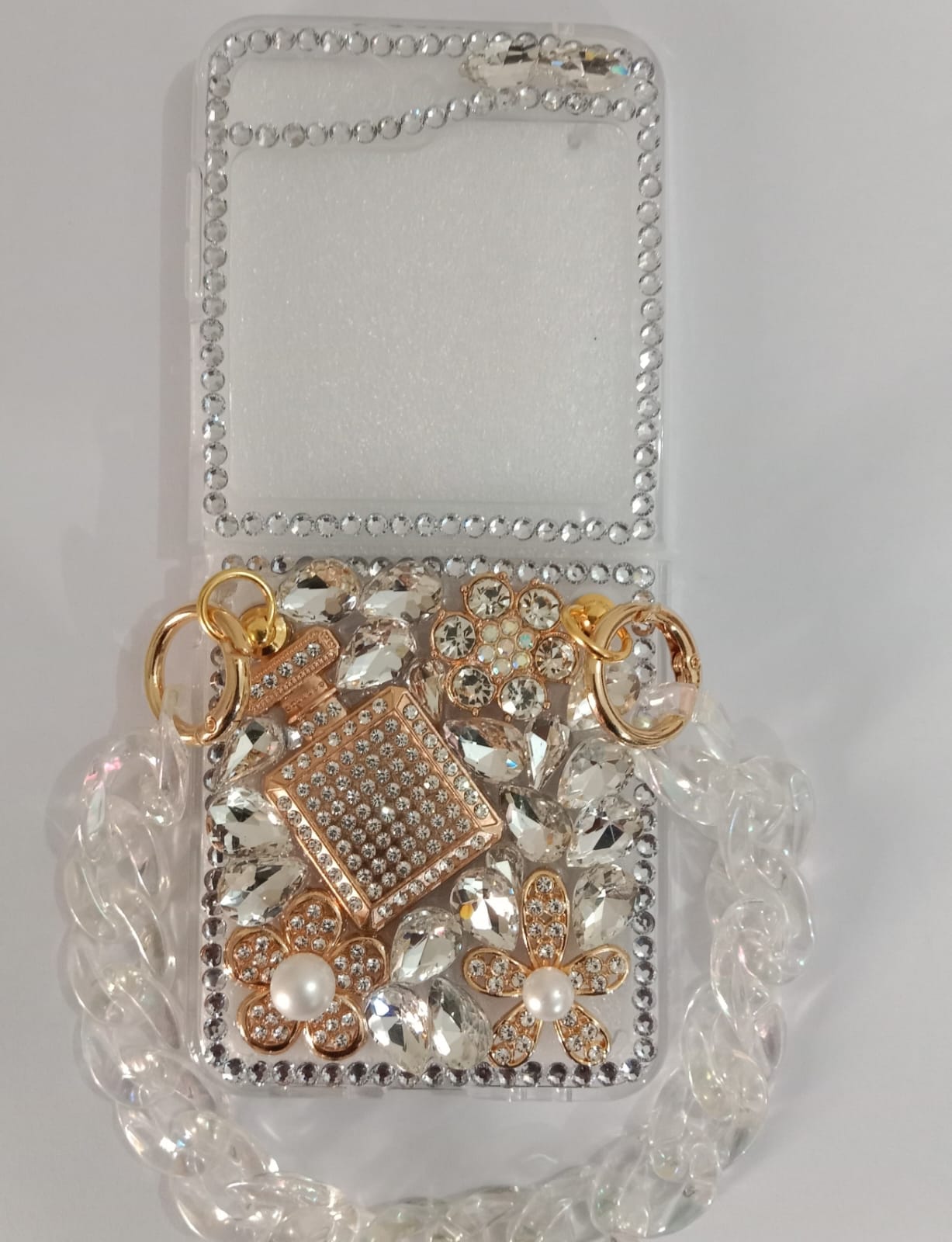 (Buy 1 Get 1 Free) Rhinestone Crystal Samsung Flip&Fold Cases