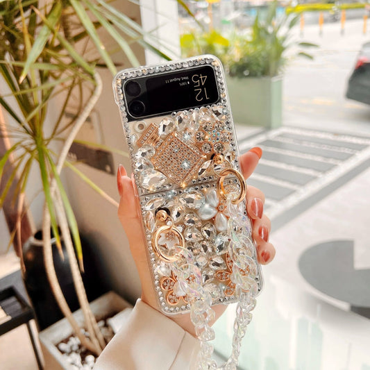 (Buy 1 Get 1 Free) Rhinestone Crystal Samsung Flip&Fold Cases