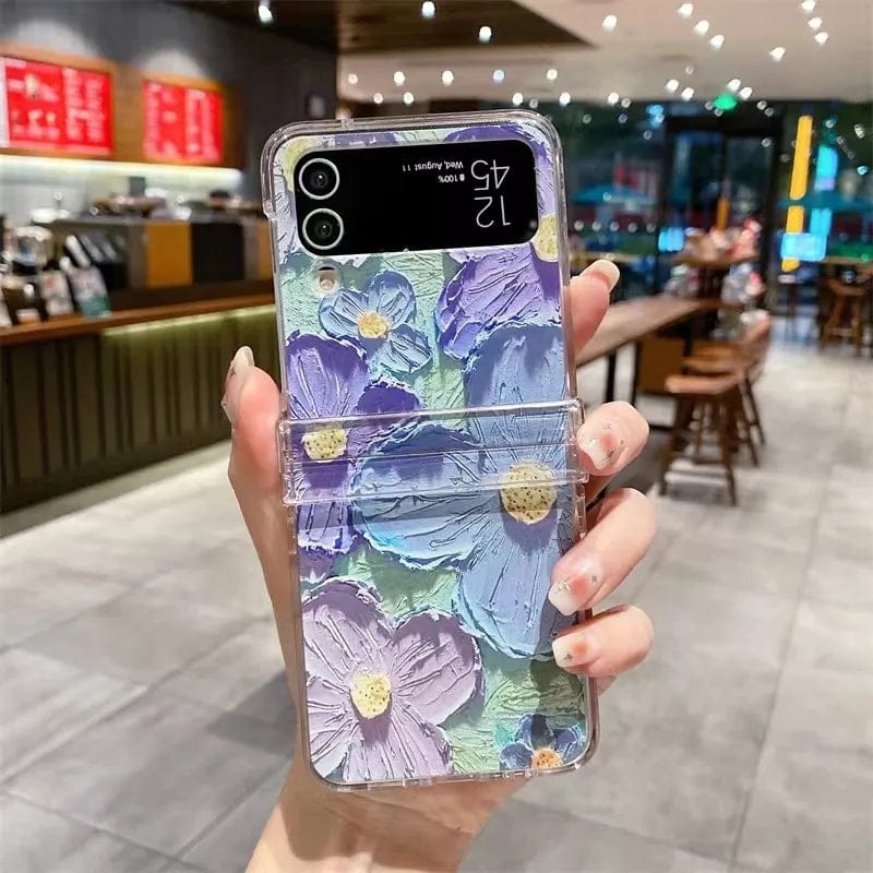 (Buy 1 Get 1 Free) Floral Oil Paint Samsung Case