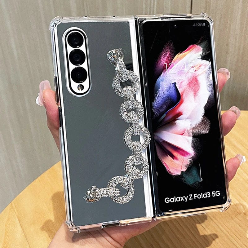 (Buy 1 Get 1 Free) Royal Crystal Chain Case For Samsung