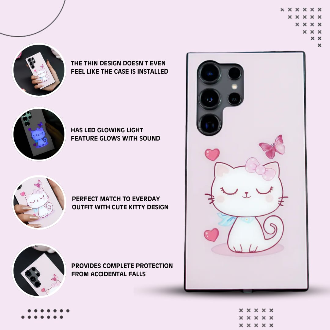 (Buy 1 Get 1 Free) Luminous LED Bright Glow Light Case - Samsung