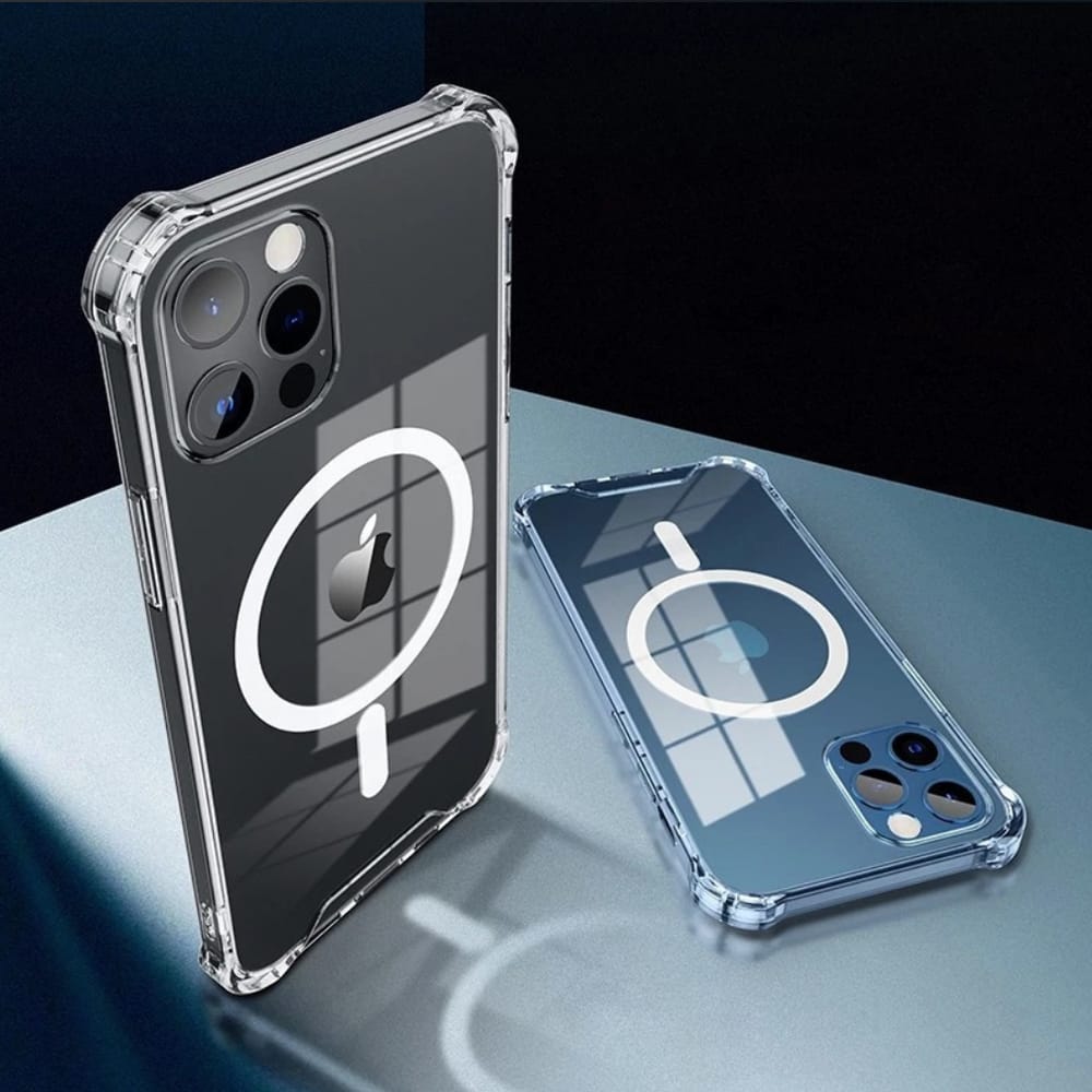 (Buy 1 Get 1 Free) Mag Safe Transparent Shockproof Clear Case