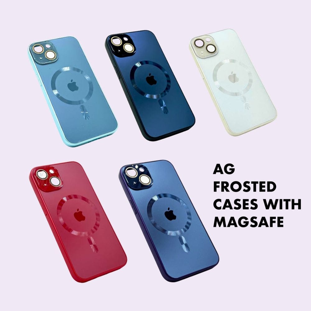 (Buy 1 Get 1 Free) New AG Frosted MagSafe Case with Camera Lens Protection