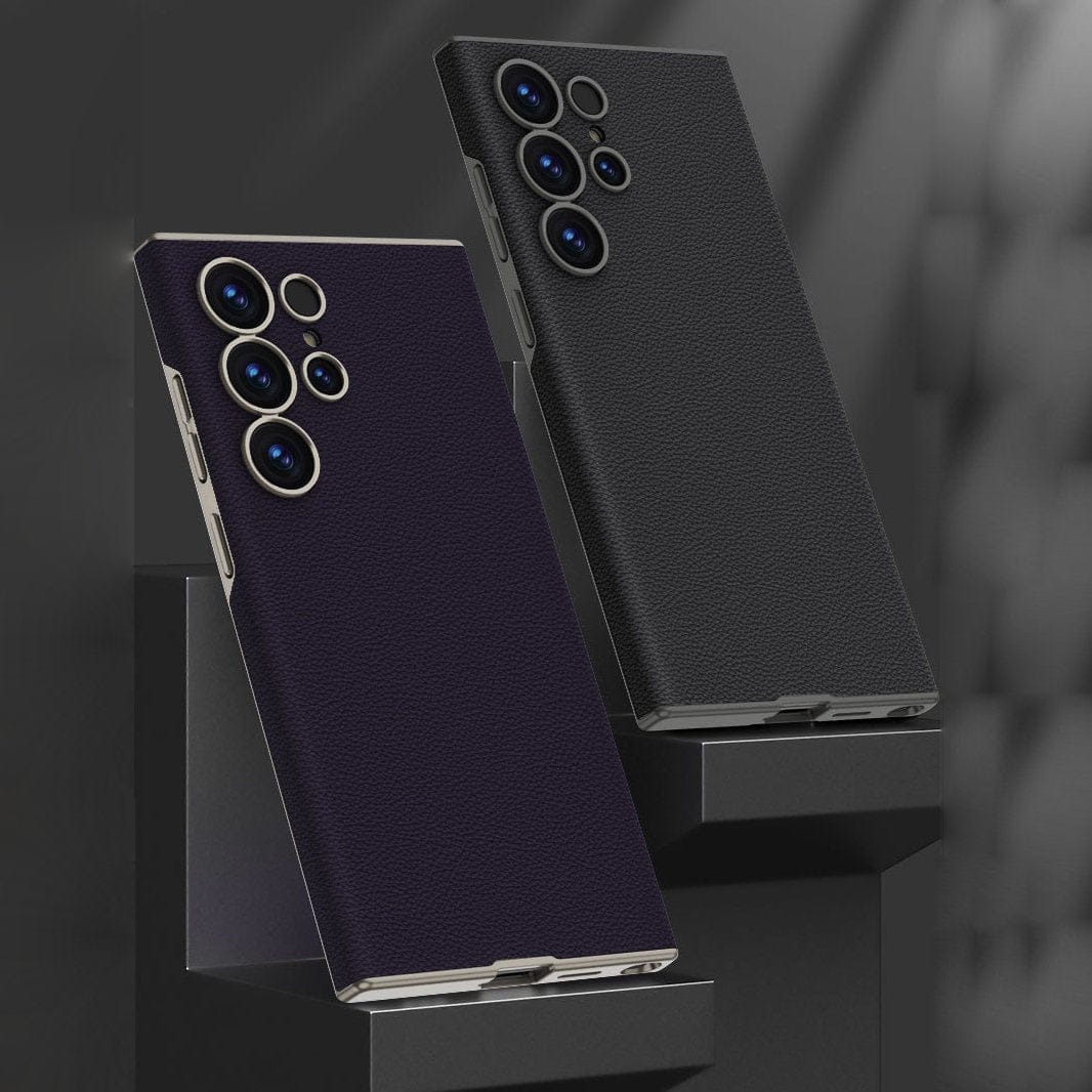 (Buy 1 Get 1 Free) Elegant Classic Plain Leather Case