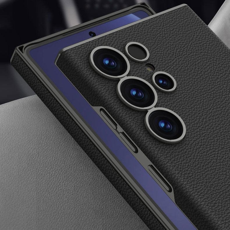 (Buy 1 Get 1 Free) Elegant Classic Plain Leather Case