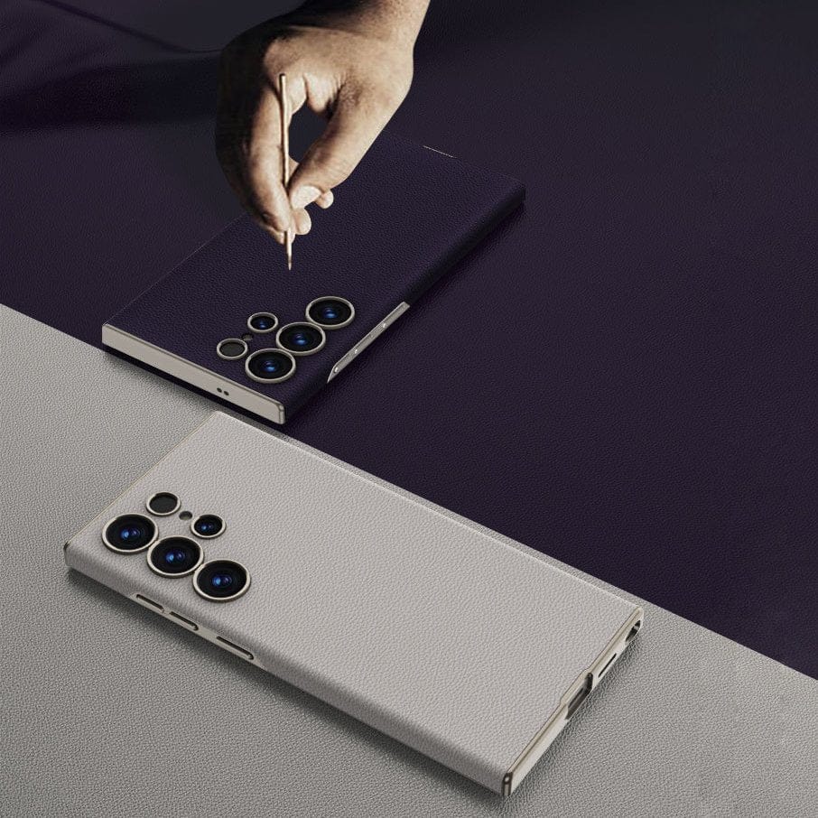 (Buy 1 Get 1 Free) Elegant Classic Plain Leather Case