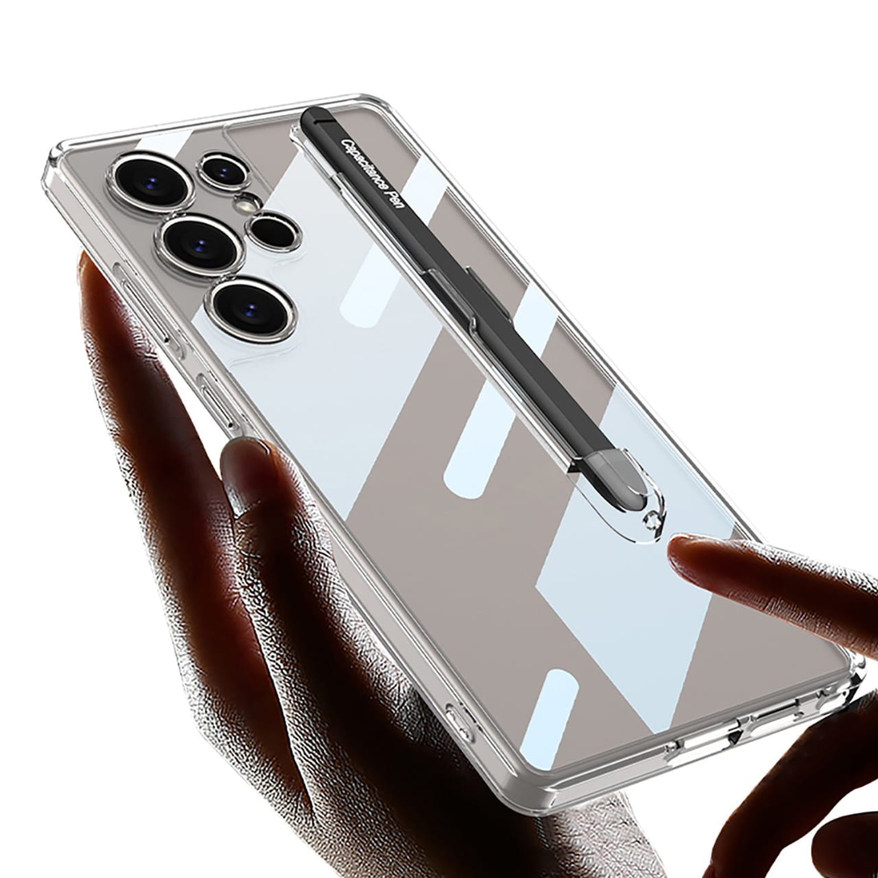 (Buy 1 Get 1 Free) Crystal Shield High Transparency Pen Holder Case