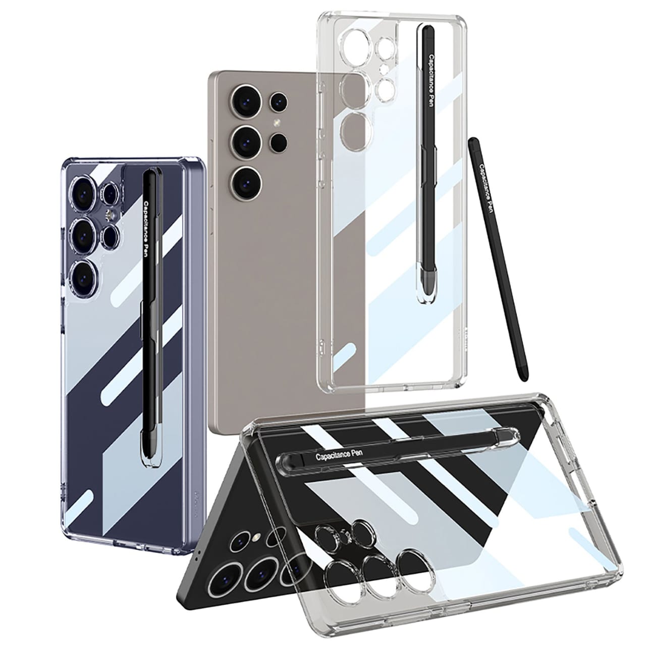 (Buy 1 Get 1 Free) Crystal Shield High Transparency Pen Holder Case