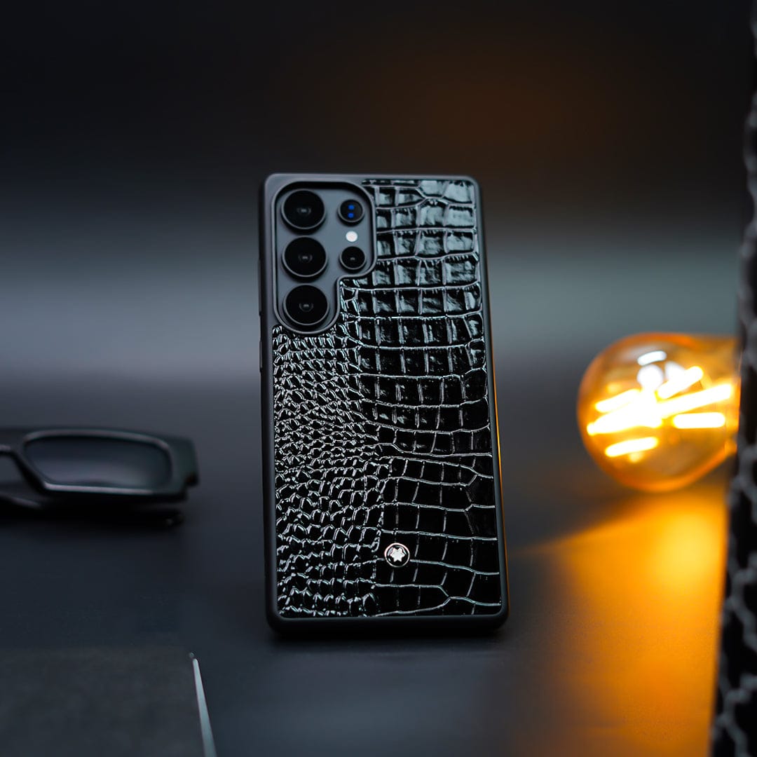 (Buy 1 Get 1 Free) Crocodile Pattern Genuine Leather Case