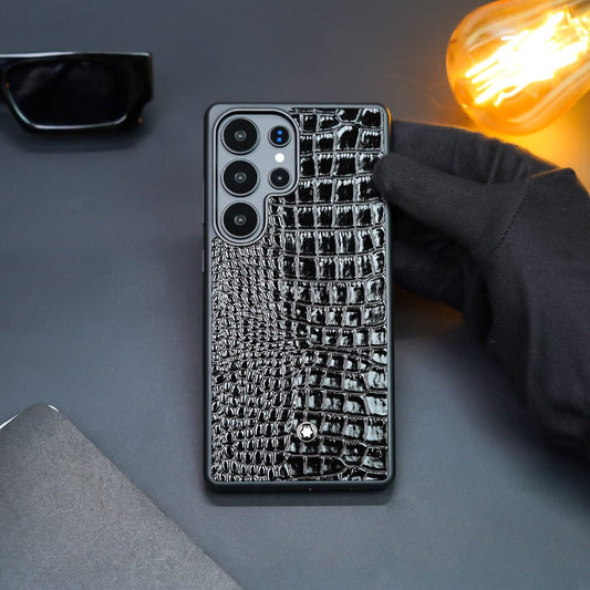 (Buy 1 Get 1 Free) Crocodile Pattern Genuine Leather Case