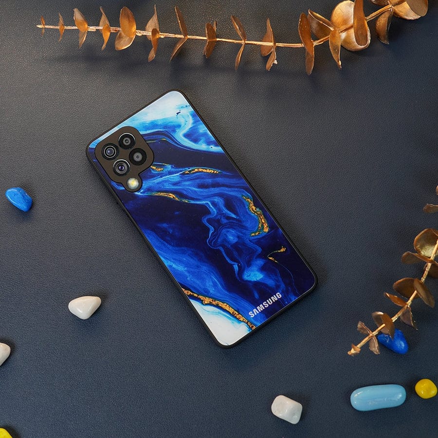 (Buy 1 Get 1 Free) Ocean Water Waves Pattern Marble Case - Samsung