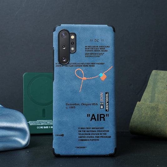 (Buy 1 Get 1 Free) Sneaker Label Leather Edge Case - Samsung