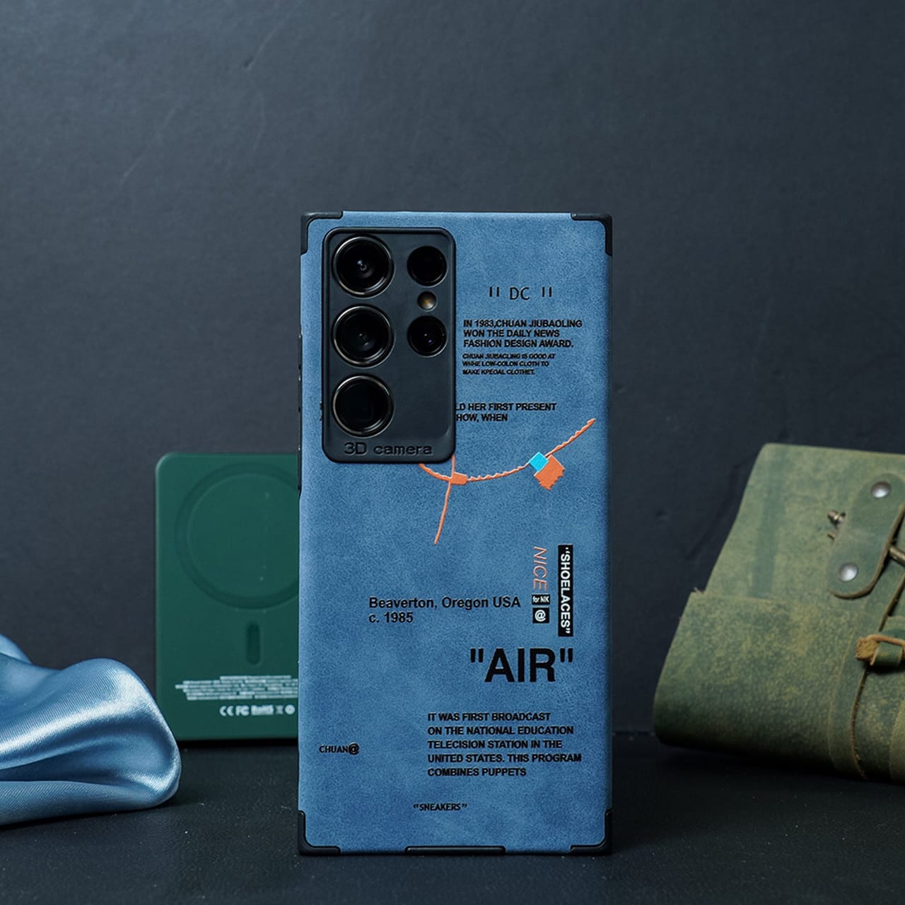 (Buy 1 Get 1 Free) Sneaker Label Leather Edge Case - Samsung