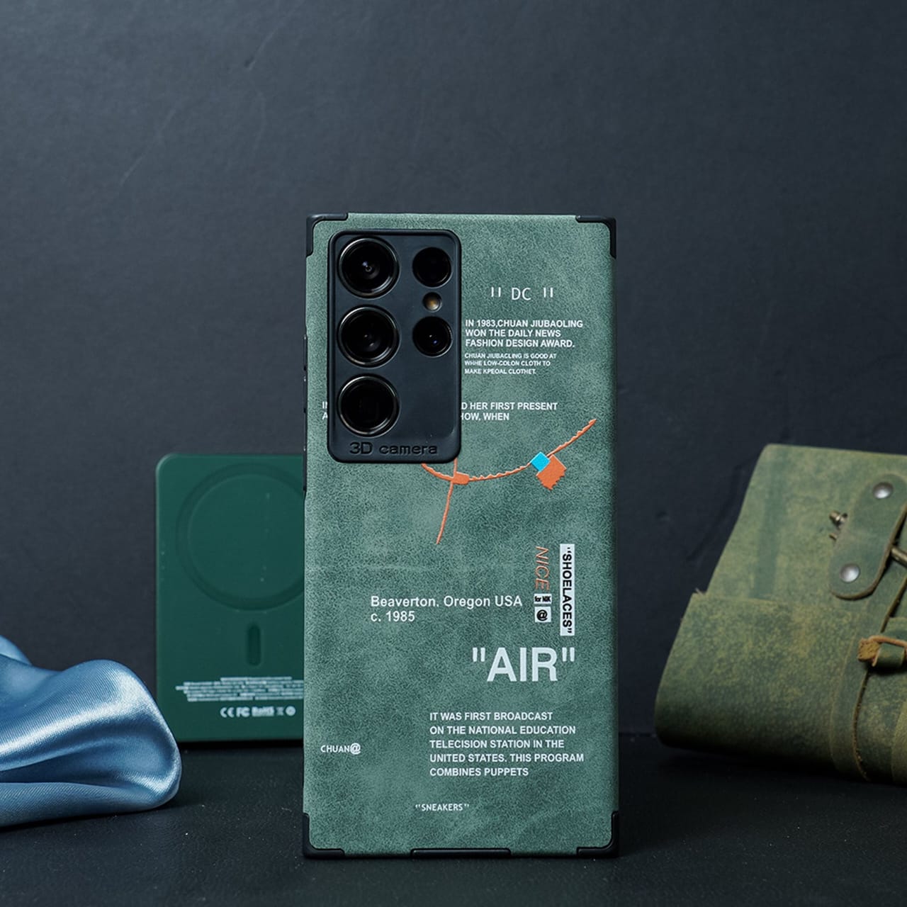 (Buy 1 Get 1 Free) Sneaker Label Leather Edge Case - Samsung