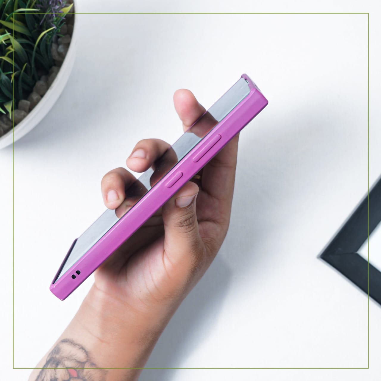 (Buy 1 Get 1 Free) Watercolor Anti-Scratch Wave Glass Case - Samsung