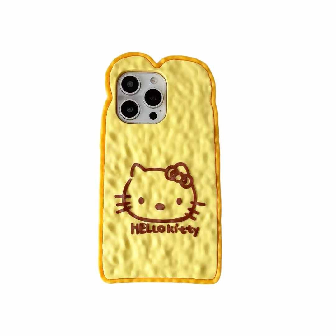 (Buy 1 Get 1 Free) Kitty Bread Silicon Case For iPhone