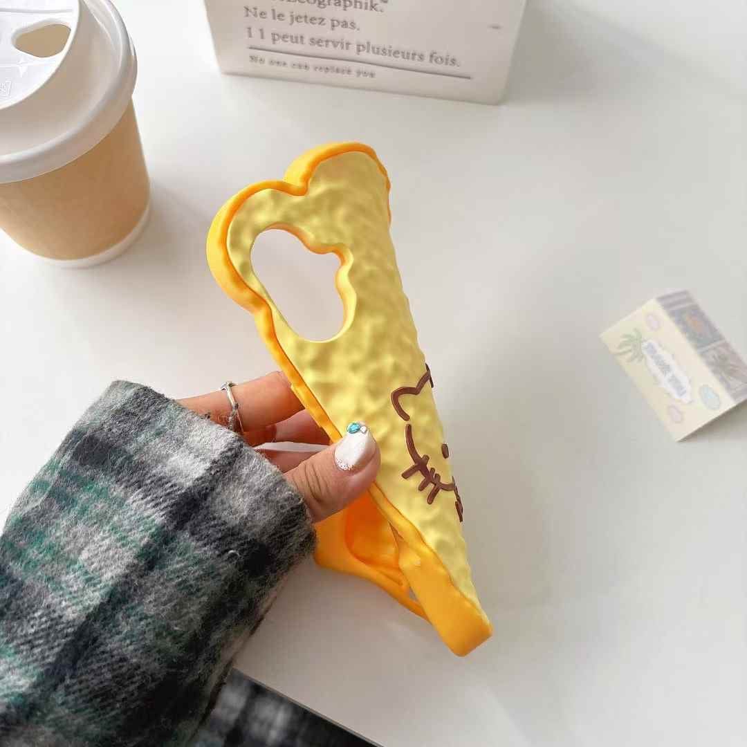 (Buy 1 Get 1 Free) Kitty Bread Silicon Case For iPhone