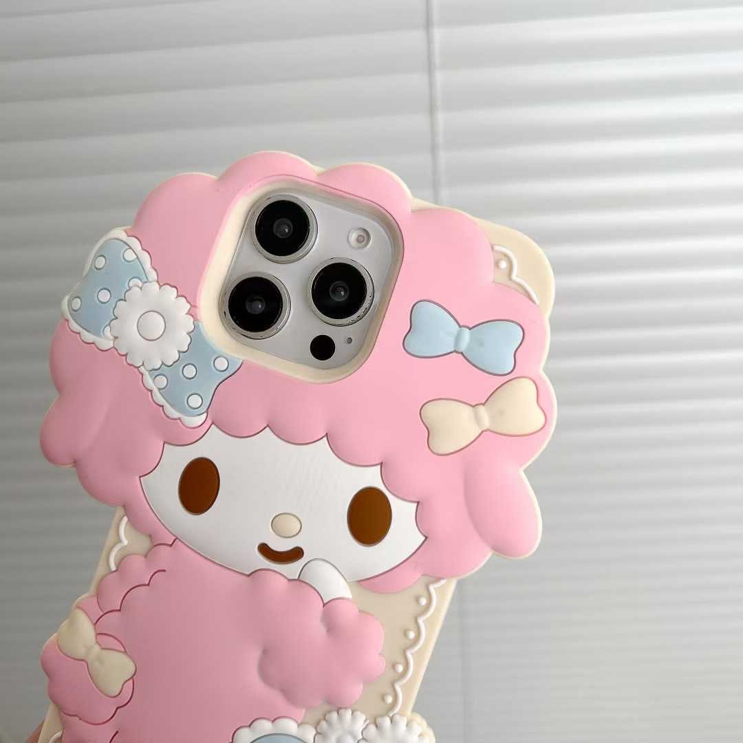 (Buy 1 Get 1 Free) Cute Doll 3D Silicon Case For iPhone