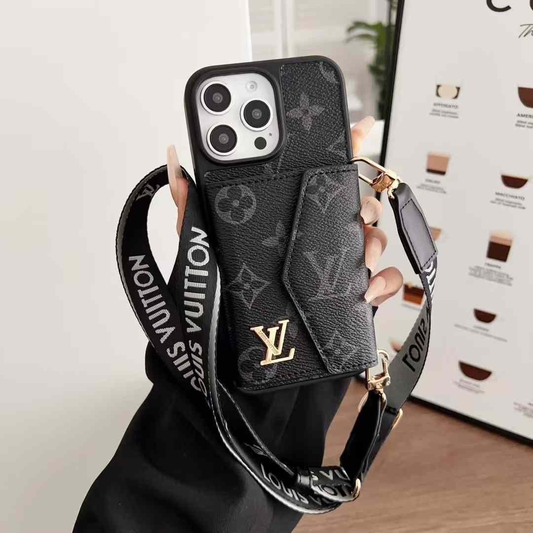 (Buy 1 Get 1 Free) Luxury Leather Designer Wallet Card Holder Case for iPhone