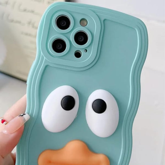 (Buy 1 Get 1 Free) 3D Cartoon Duck Decor Cover IPhone