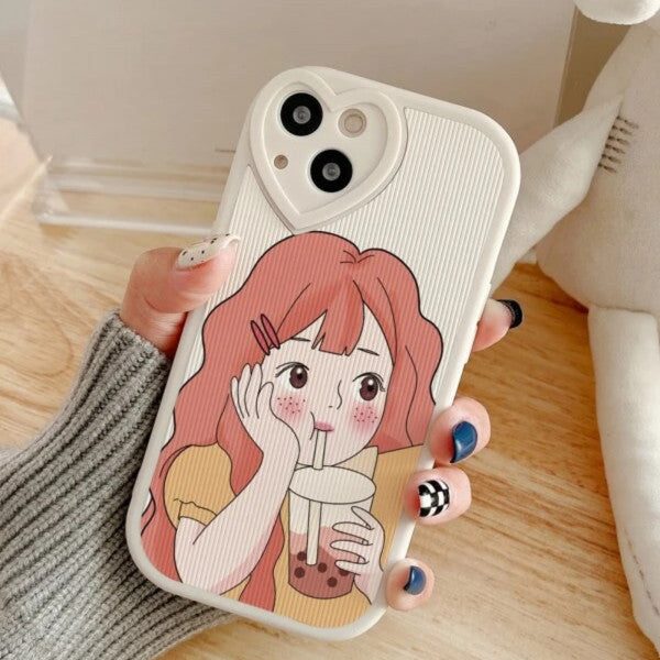 (Buy 1 Get 1 Free) Girl cover iPhone