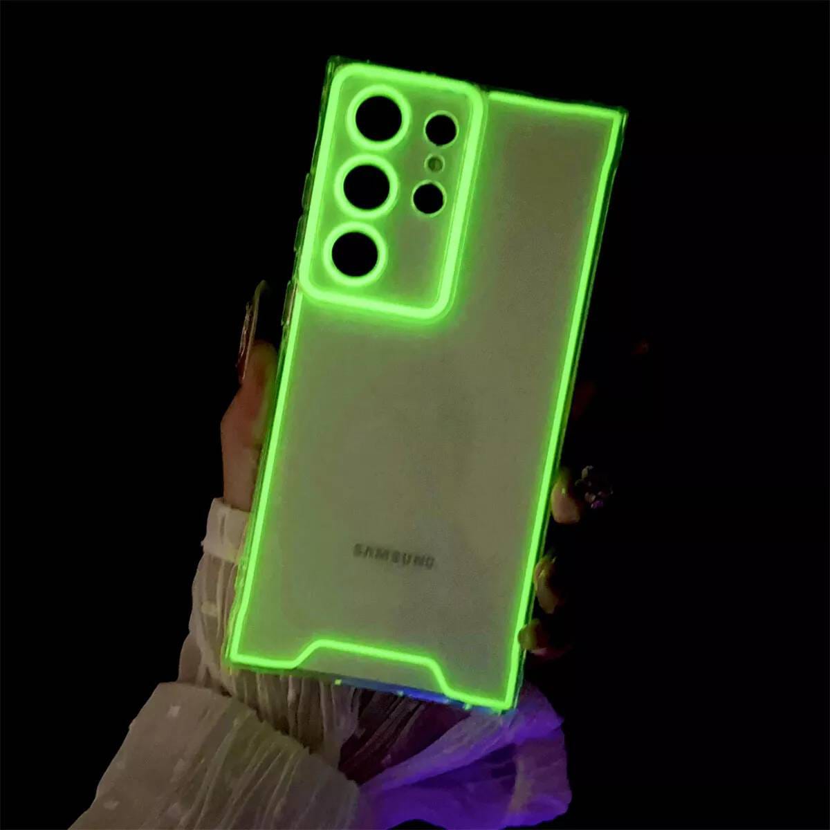 (Buy 1 Get 1 Free) Luminous Night Glow Clear Case - Samsung
