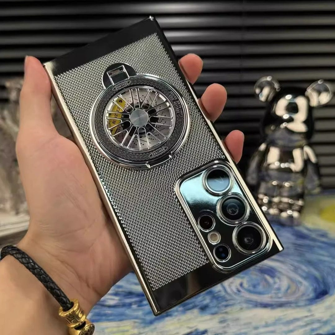 (Buy 1 Get 1 Free) Brilliant Spin Rotating Wheel Stand Case - Samsung