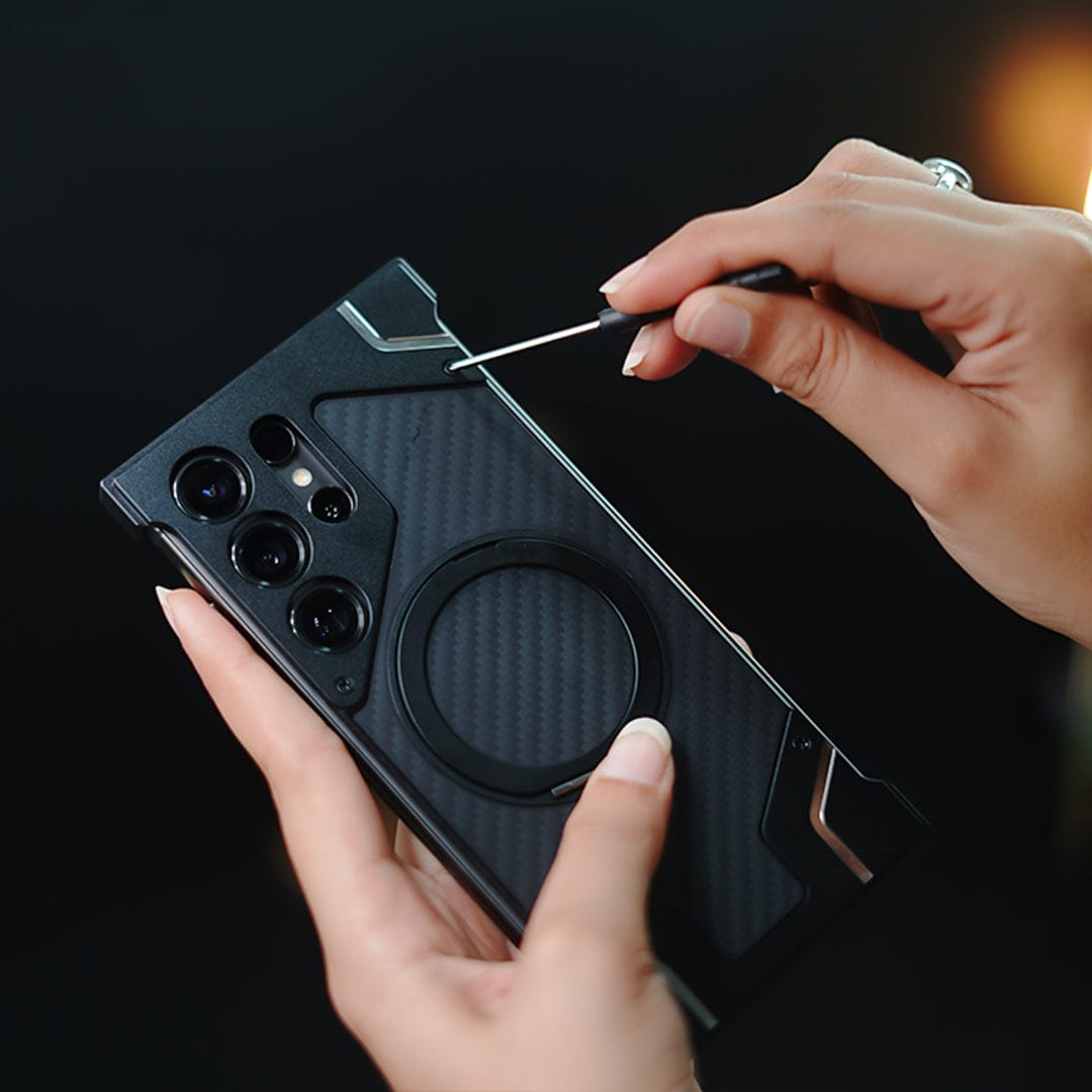 (Buy 1 Get 1 Free) Reinforced Carbon Fiber Armor Case - Samsung