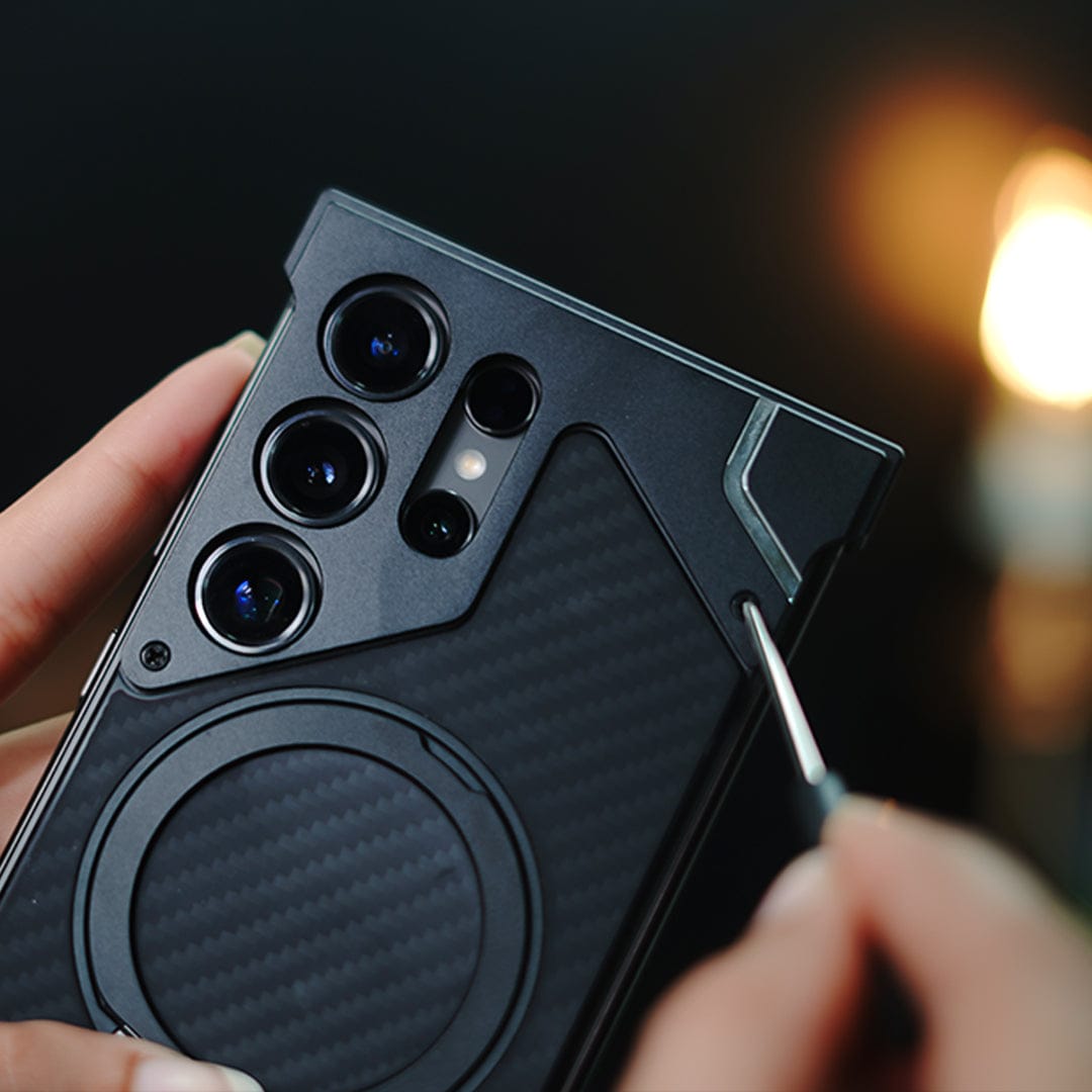 (Buy 1 Get 1 Free) Reinforced Carbon Fiber Armor Case - Samsung