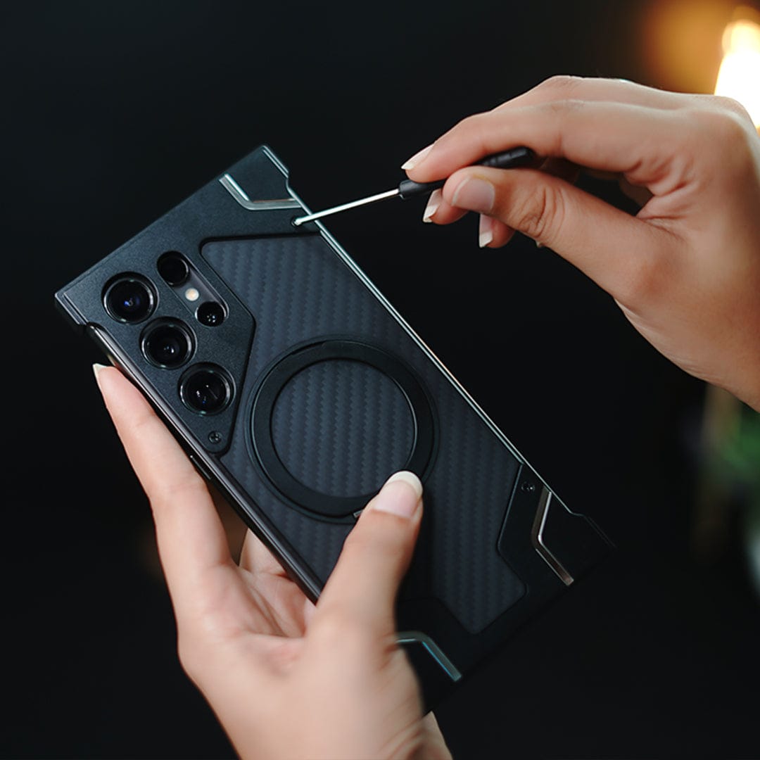 (Buy 1 Get 1 Free) Reinforced Carbon Fiber Armor Case - Samsung