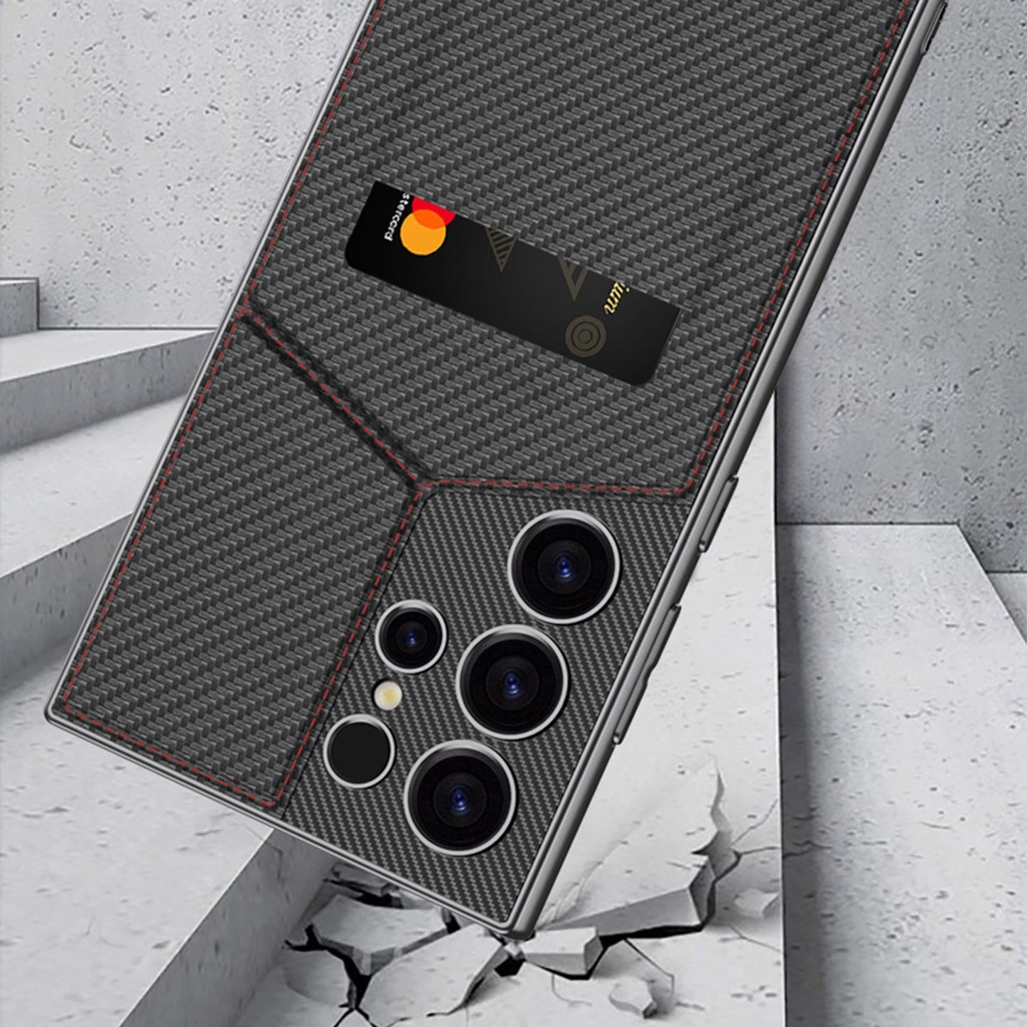 (Buy 1 Get 1 Free) Luxury Magnetic Bracket Card Holder Case - Samsung