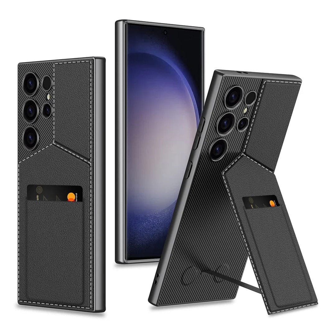 (Buy 1 Get 1 Free) Luxury Magnetic Bracket Card Holder Case - Samsung