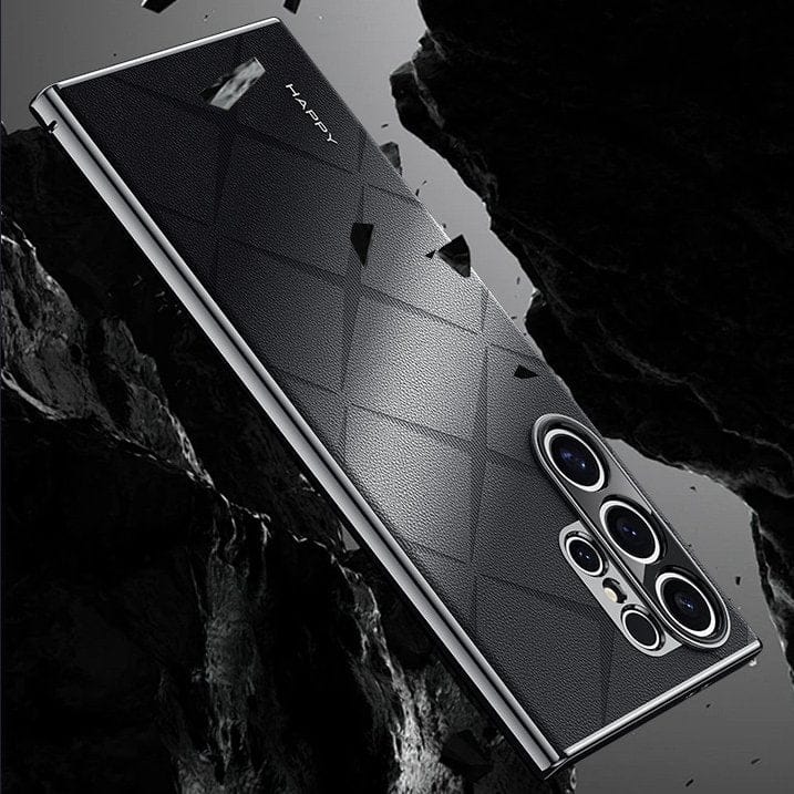 (Buy 1 Get 1 Free) Classy High-End Leather Business Case - Samsung