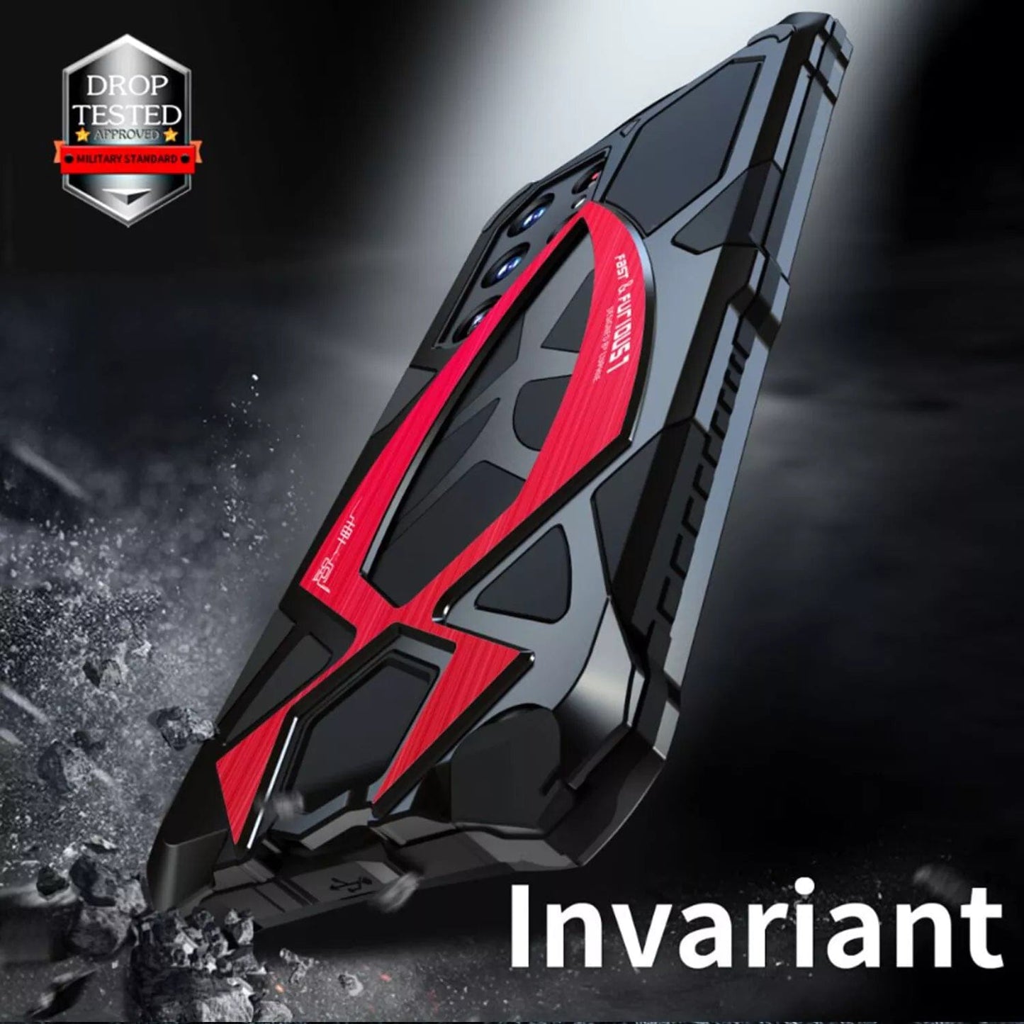 (Buy 1 Get 1 Free) Metal Armor Heavy Duty Shockproof Case - Samsung