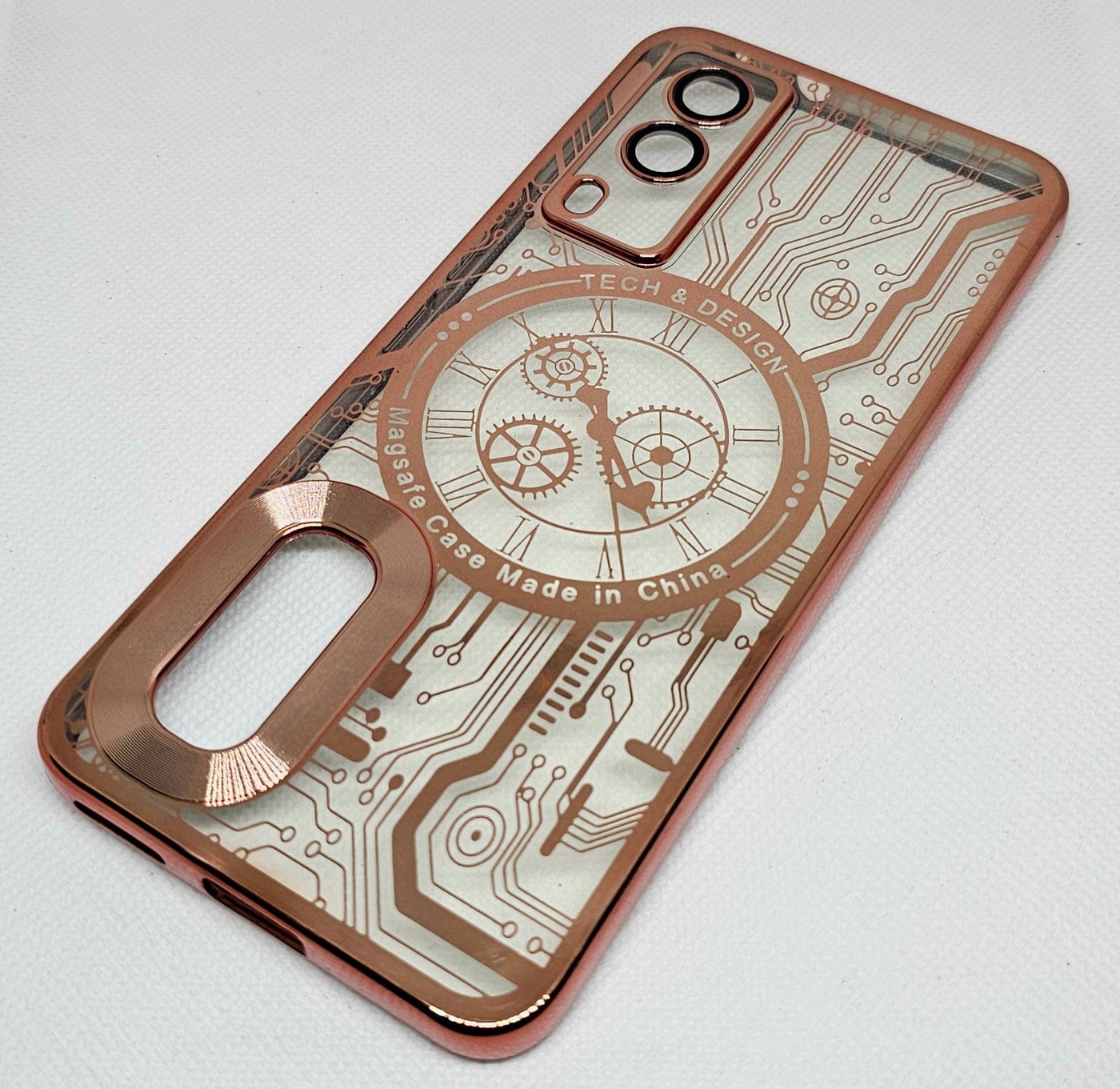 (Buy 1 Get 1 Free) Vivo V21E (5G) Back Cover with CD Watch Machine Design soft