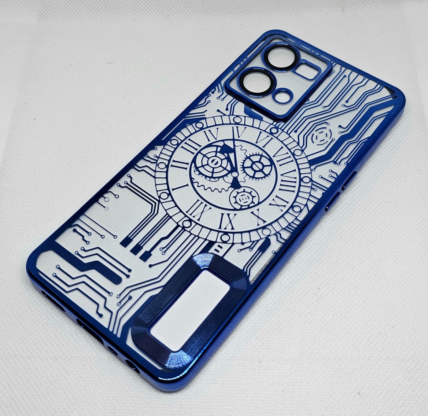 (Buy 1 Get 1 Free) Oppo F21 Pro (4G) Back Cover with CD Watch Machine Design soft