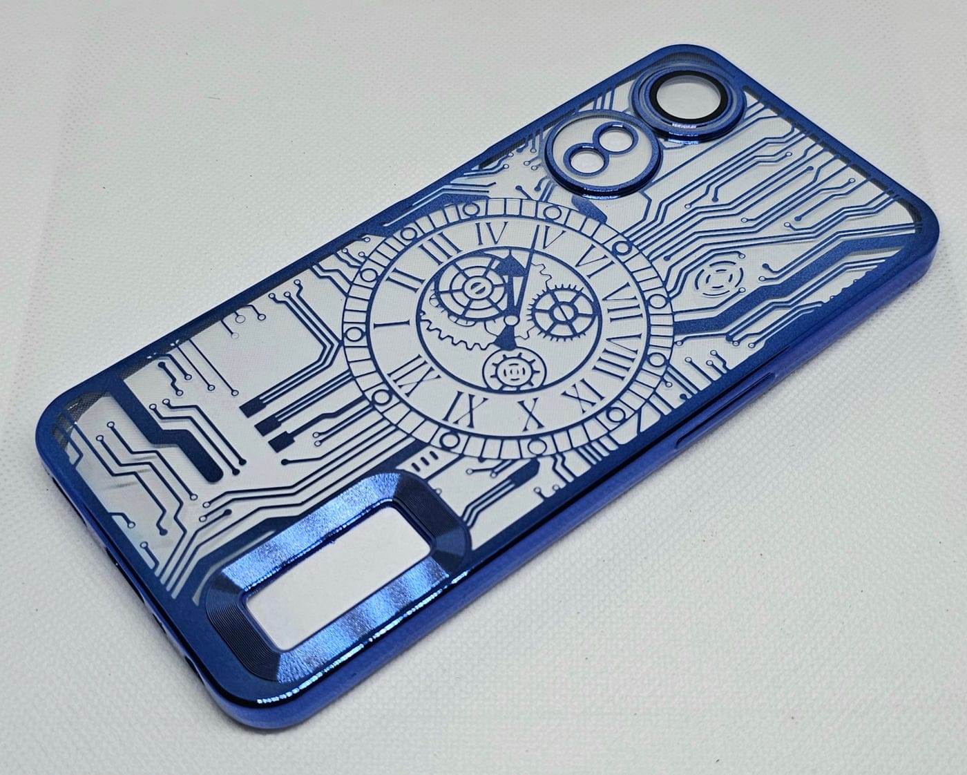 (Buy 1 Get 1 Free) Oppo A78(5G)/A58(5G)/A58x Back Cover with CD Watch Machine Design soft