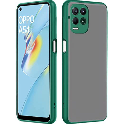 (Buy 1 Get 1 Free) Oppo A54 mobile Back Cover (Smoky)