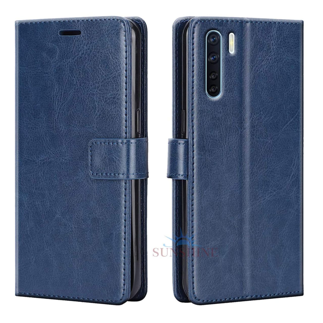 (Buy 1 Get 1 Free) Oppo F15 Flip Leather Cover