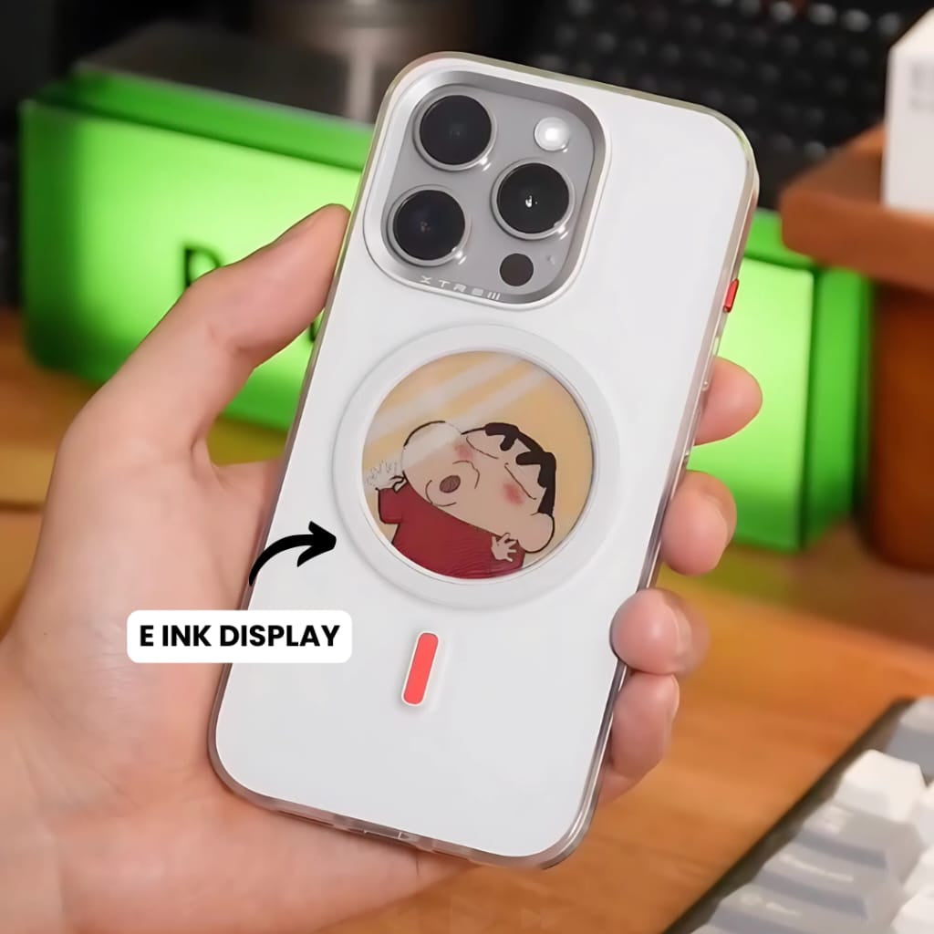 (Buy 1 Get 1 Free) E-Ink Circle Display Case for iPhone