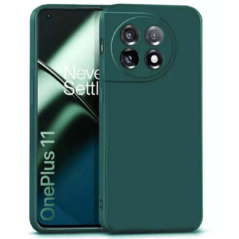 (Buy 1 Get 1 Free) One Plus 11(5G) Silicone Soft Back Cover