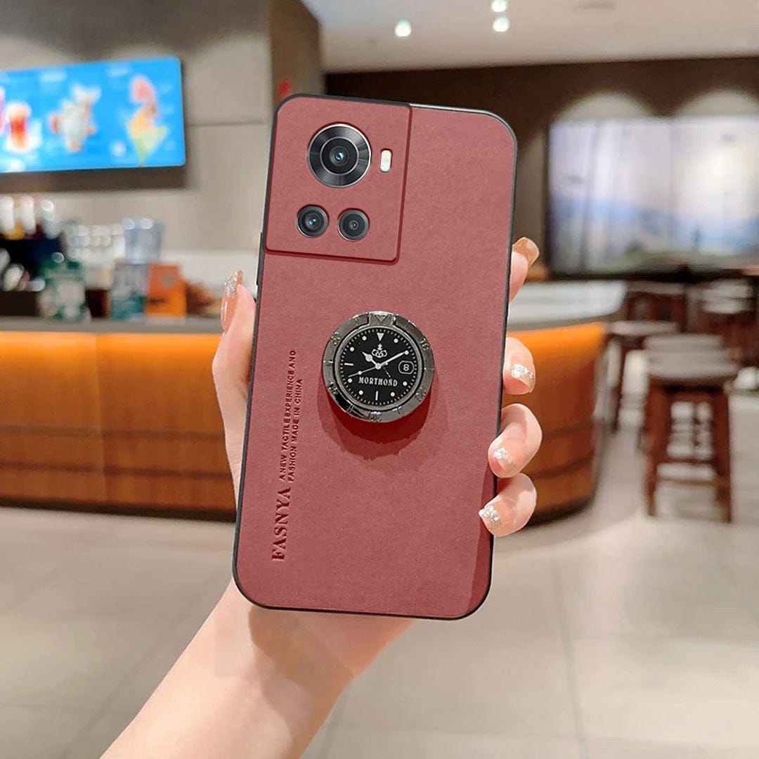 (Buy 1 Get 1 Free) Luxe Loop Leather Ring Holder Case - OnePlus