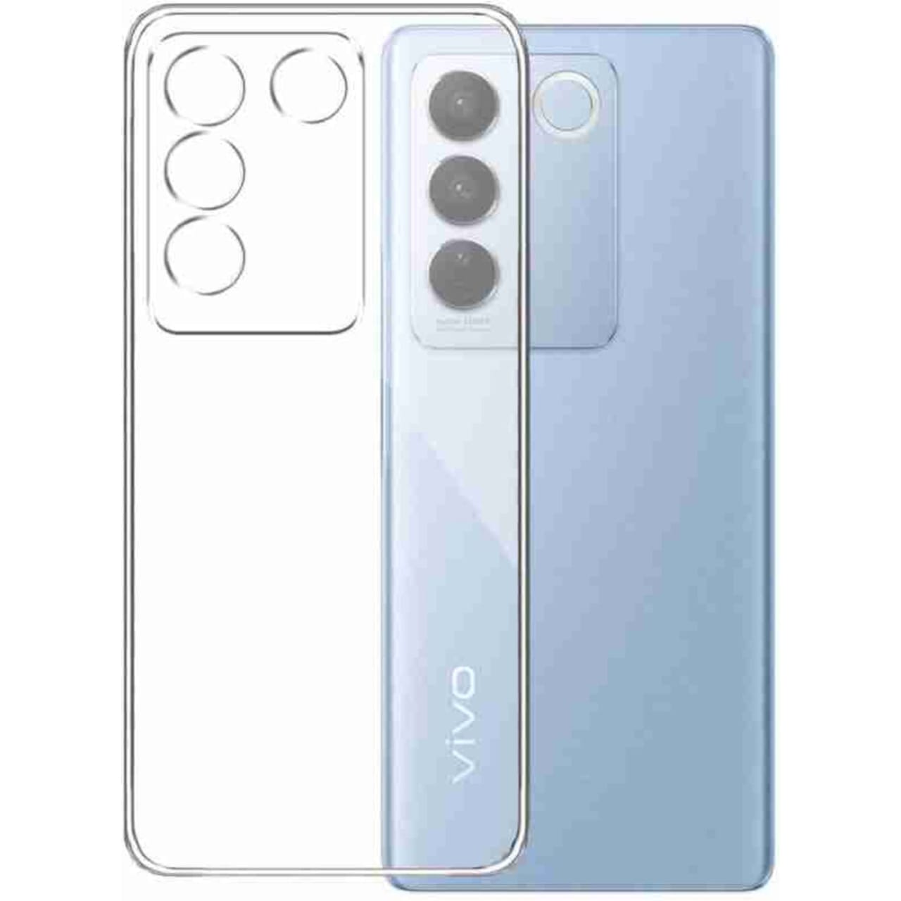 (Buy 1 Get 1 Free) Vivo V27 (5G) / V27 pro Tpu Soft Mobile Back Cover