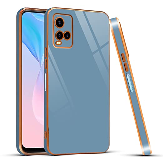 (Buy 1 Get 1 Free) Vivo Y33s/Y21 6D Chrome Back Cover soft