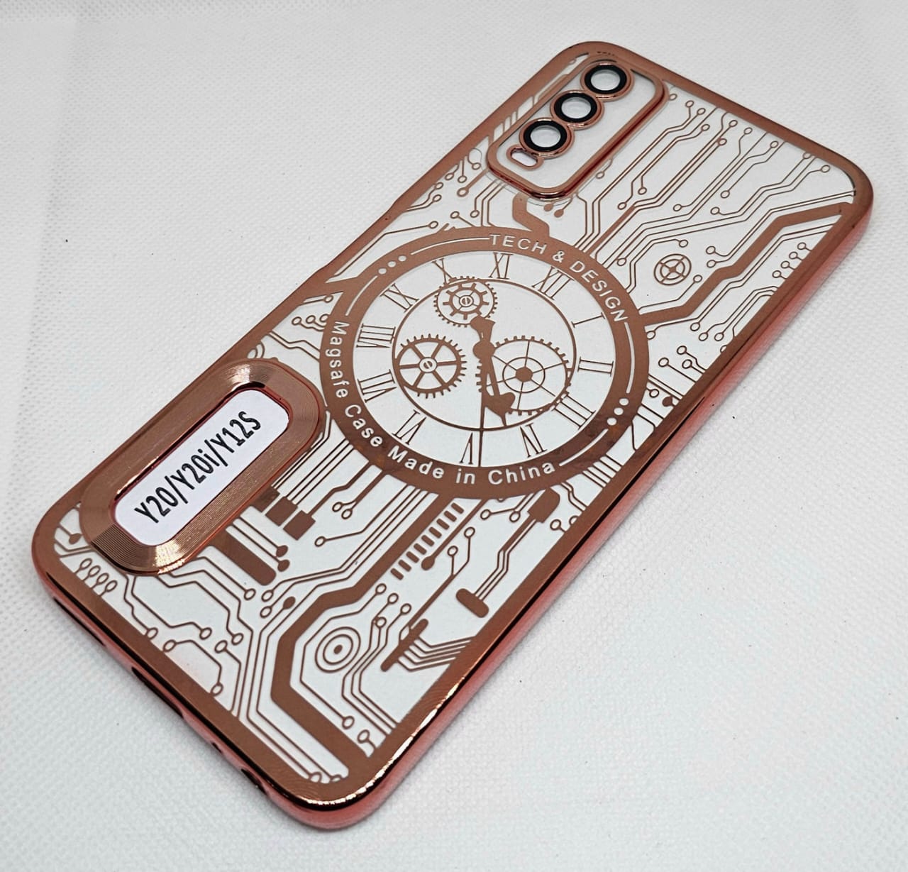 (Buy 1 Get 1 Free) Vivo Y20/Y20 i Mobile CD Watch Machine Design Back Cover